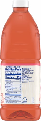 Kroger® 100% Ruby Red Grapefruit Juice Bottle Perspective: right