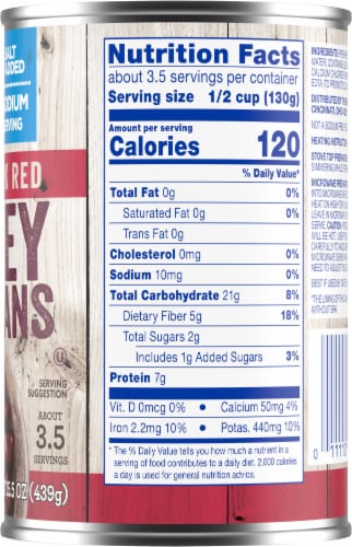 Kroger® Dark Red Canned Kidney Beans Perspective: right