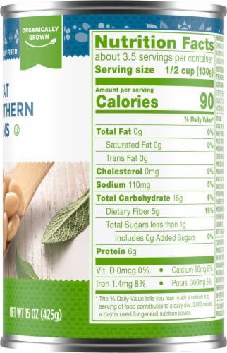 Simple Truth Organic® Great Nothern Beans Perspective: right