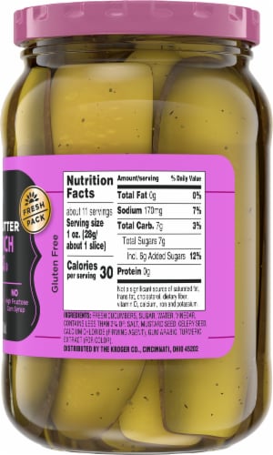 Kroger® Sandwich Slims Pickles Perspective: right