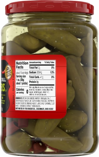 Kroger® Zesty Hot Dill Zingers Pickles Perspective: right