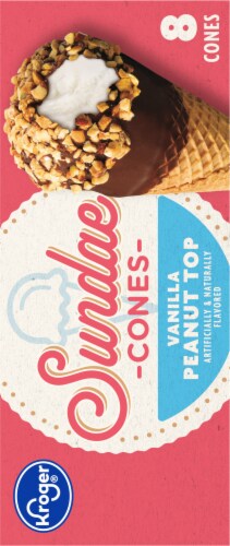 Kroger Vanilla Ice Cream Cones Perspective: right
