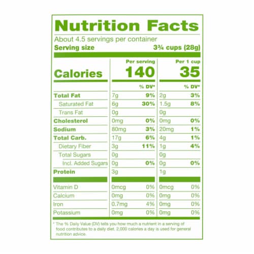 Simple Truth Organic® Low Sodium Popcorn Perspective: right