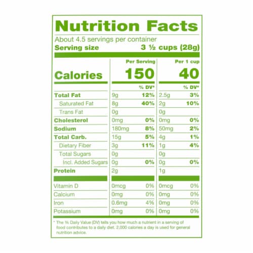 Simple Truth Organic® Sea Salt & Black Pepper Popcorn Perspective: right