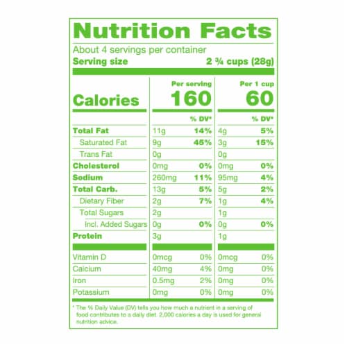 Simple Truth Organic® White Cheddar Popcorn Perspective: right