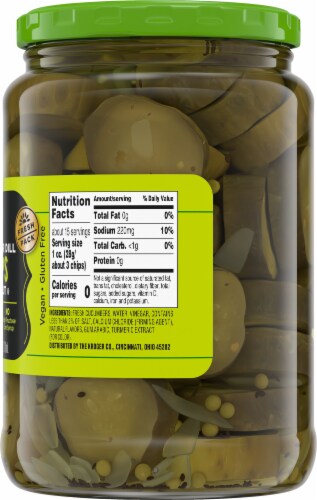 Kroger® Hamburger Dill Chips Oval Cut Pickles Perspective: right