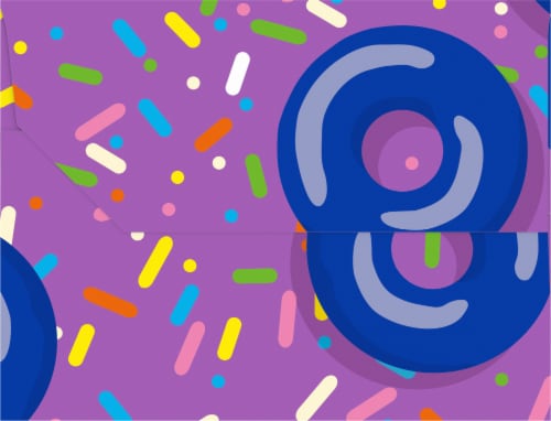 Kroger® Celebration Glazed Confetti Cake Donuts Perspective: right