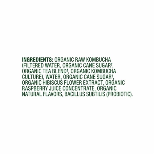 Simple Truth Organic® Raspberry Hibiscus Kombucha Perspective: right
