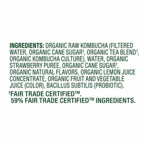 Simple Truth Organic™ Strawberry Lemonade Kombucha Perspective: right