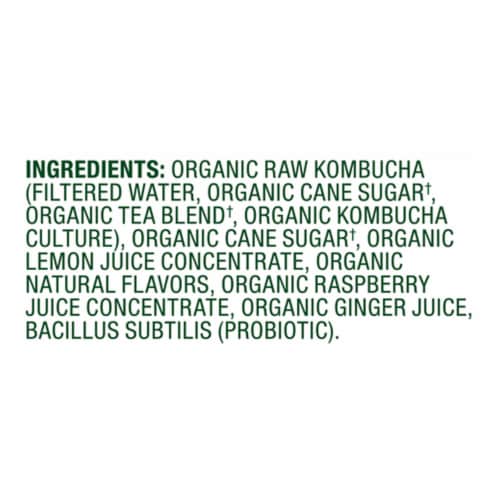 Simple Truth Organic® Raspberry Lemon Ginger Kombucha Perspective: right