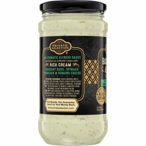 Private Selection® Basil Pesto Alfredo Pasta Sauce Perspective: right