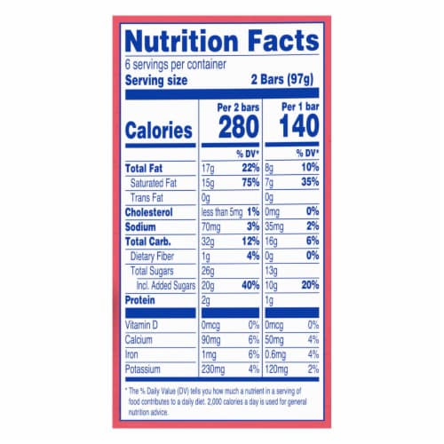 Kroger® Chocolate Dipped Toffee Frozen Dairy Dessert Bars Perspective: right