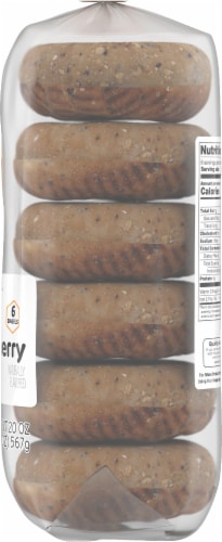 Smart Way™ Pre-Sliced Blueberry Bagels Perspective: right