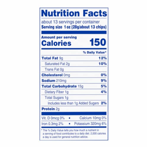 Kroger® Crispy & Crunchy Sour Cream & Onion Potato Chips Perspective: right