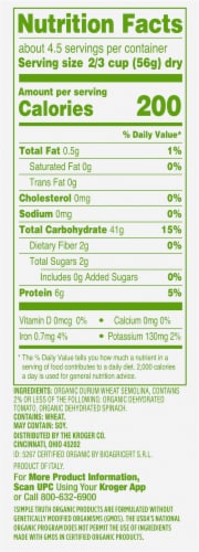 Simple Truth Organic® Veggie Infused Zoo Animal Pasta Perspective: right