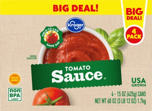 Kroger® Tomato Sauce Perspective: right