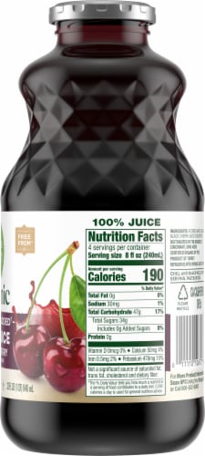 Simple Truth® Organic 100% Black Cherry Juice Perspective: right