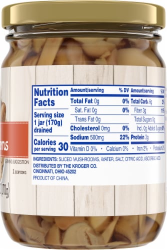 Kroger® Sliced Mushrooms Perspective: right