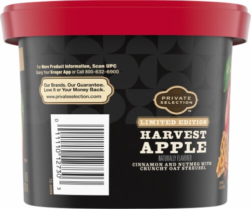Private Selection® Limited Edition Harvest Apple Spiced Apple Pie Ice Cream Tub Perspective: right