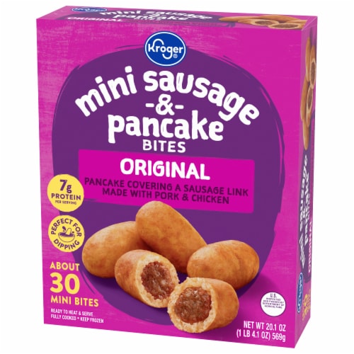 Kroger® Original Flavor Mini Sausage and Pancake Bites Perspective: right