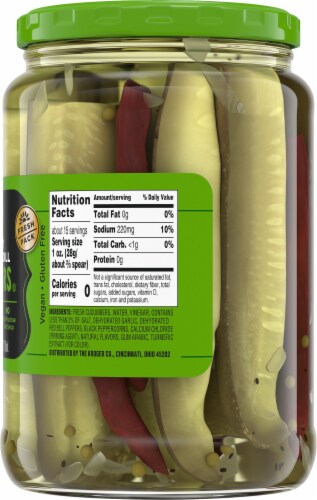 Kroger® Zesty Kosher Dill Pickle Spears Perspective: right