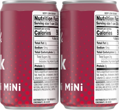 Kroger® Big K® Dr K Mini Cans Perspective: right