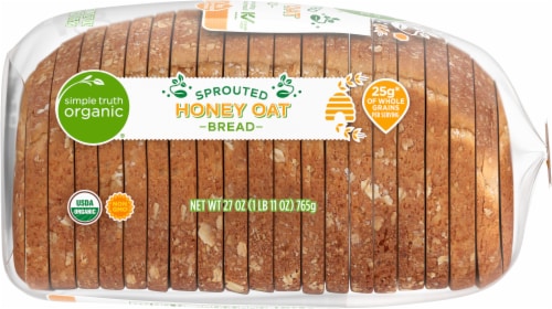 Simple Truth Organic® Sprouted Honey Oat Bread Perspective: right