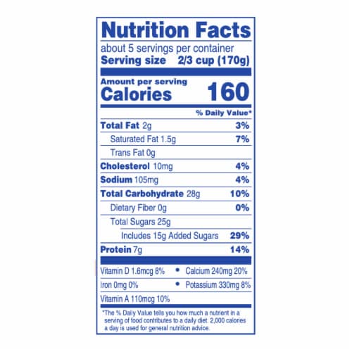 Kroger® Peach Blended Lowfat Yogurt Tub Perspective: right