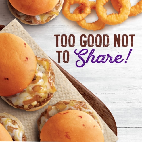 Kroger® French Onion Angus Burger Pan Sliders Perspective: right
