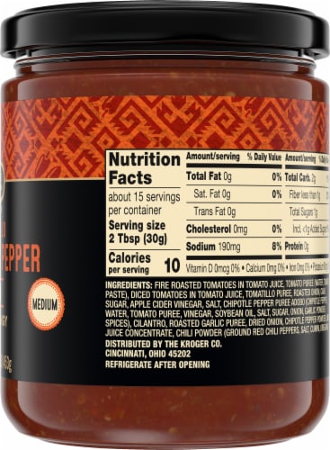 Private Selection® Tomatillo and Chipotle Pepper Medium Salsa Perspective: right