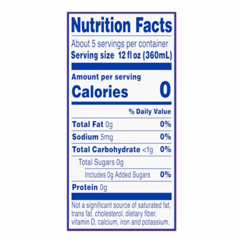 Kroger® Zero Sugar Sweet Iced Tea Blackberry Decaf Perspective: right