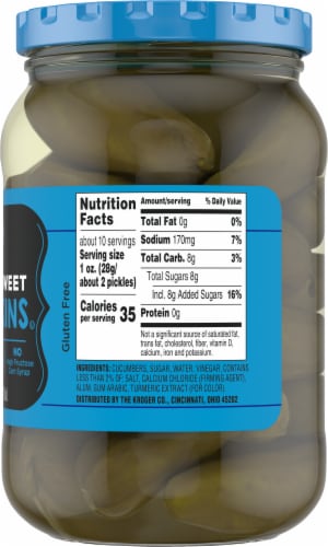 Kroger® Whole Sweet Gherkins Perspective: right
