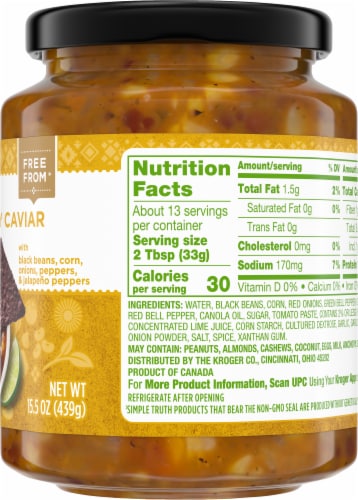 Simple Truth™ Cowboy Caviar Dip Salsa Perspective: right