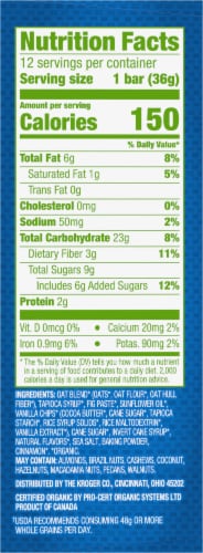 Simple Truth Organic™ Iced Oatmeal Cookie Baked Energy Bars Perspective: right