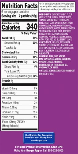 Kroger® Blueberry Frosted Toaster Treats Perspective: right