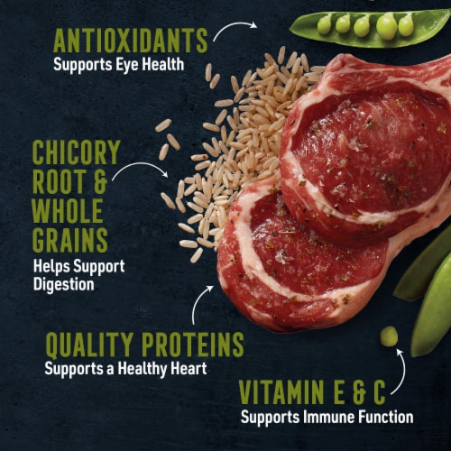 ABOUND® Pro Vet Formulated Sensitive Stomach Adult Dry Dog Food Lamb & Brown Rice Perspective: right