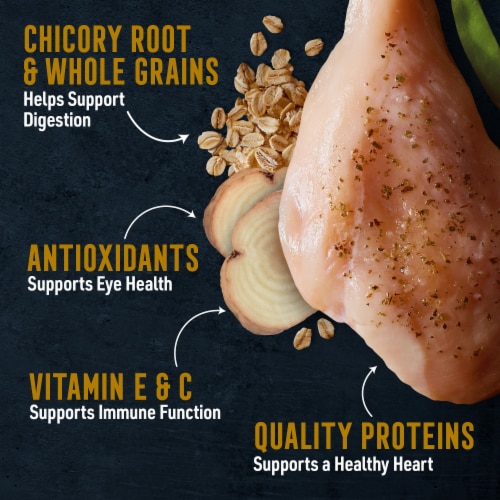 ABOUND® Pro Vet Formulated Healthy Weight Adult Dry Dog Food Chicken & Oatmeal Perspective: right