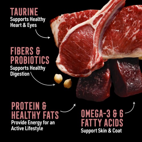 ABOUND® Wild Beginnings Adult Dry Dog Food Beef Venison & Lamb Perspective: right