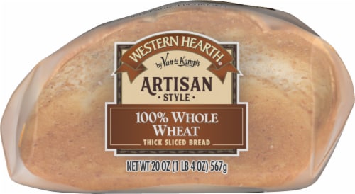 Western Hearth® Artisan 100% Whole Wheat Bread Perspective: right