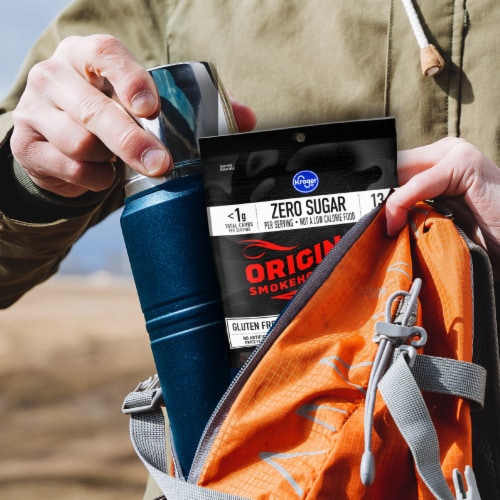 Kroger® Zero Sugar Original Smokehouse Beef Jerky Perspective: right