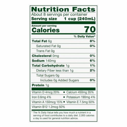 Simple Truth® Plant Based Extra Creamy Almond Milk Perspective: right
