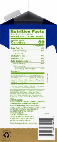 Simple Truth® Dairy Free Original Almond Milk Half Gallon Perspective: right