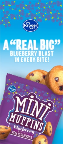 Kroger® Mini Muffins Blueberry Perspective: right