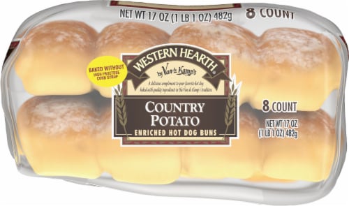 Western Hearth® Country Potato Hot Dog Buns Perspective: right