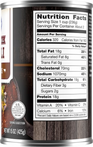 Kroger® Chili No Beans Perspective: right
