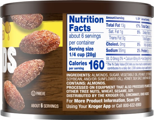 Kroger® Honey Roasted Sea Salted Almonds Perspective: right