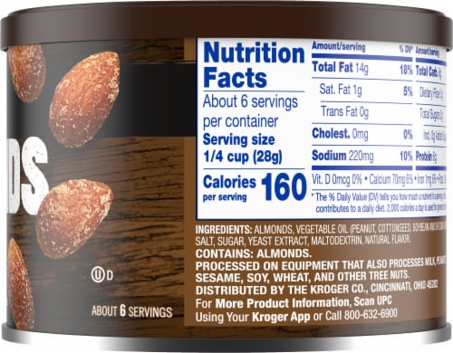 Kroger® Smoke Almonds Perspective: right
