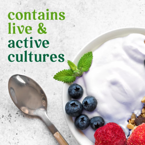 Simple Truth® Blueberry Zero Sugar Lactose Free Yogurt Cultured Dairy Blend Cup Perspective: right