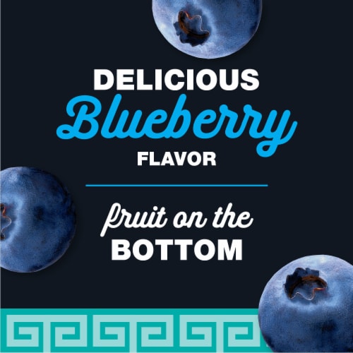 Kroger® Blueberry Fruit on the Bottom Nonfat Greek Yogurt Cup Perspective: right