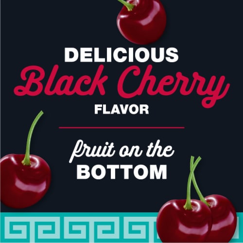 Kroger® Black Cherry Fruit on the Bottom Nonfat Greek Yogurt Cup Perspective: right